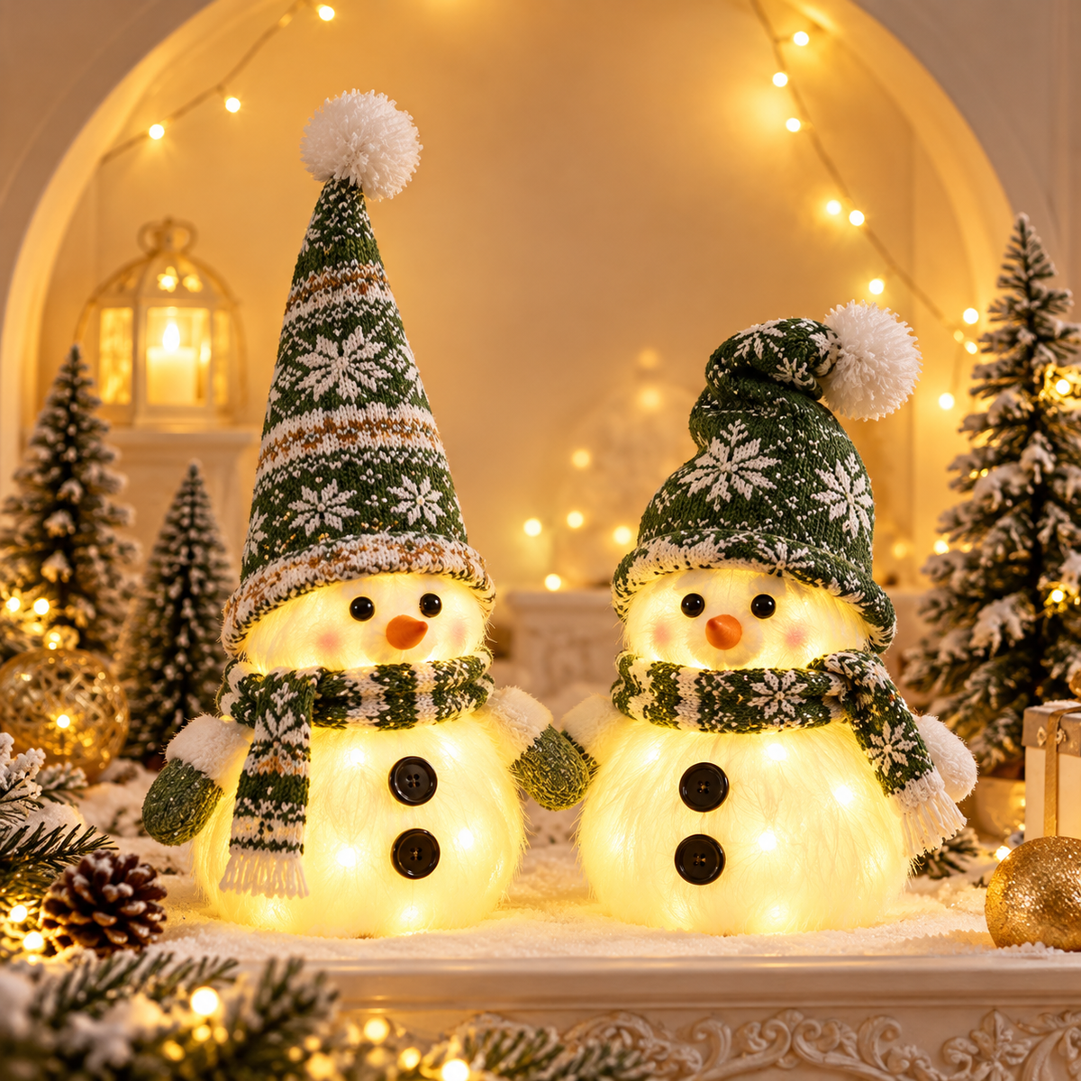 LED Christmas Snowman Hanging Decorations