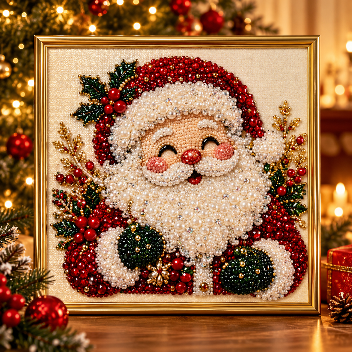 Santa Claus Christmas Diamond Painting Art Kit